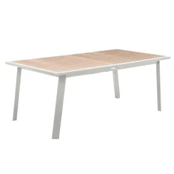 TABLE PAVANE EXTENSIBLE ALUMINIUM LIN 12 PLACES