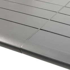 TABLE PAVANE EXTENSIBLE ALUMINIUM GRAPHITE 10 PLACES