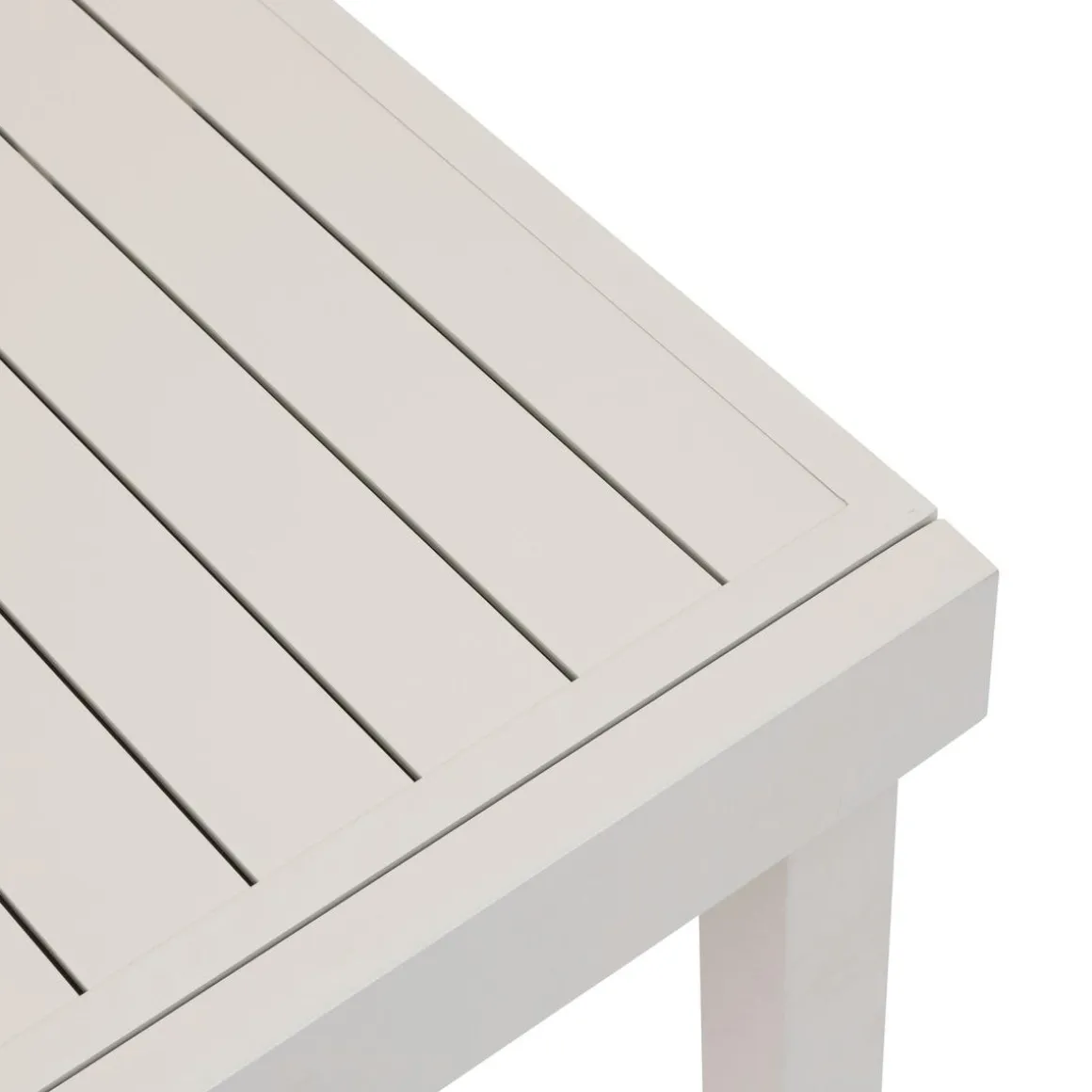TABLE PIAZZA EXTENSIBLE ALUMINIUM ARGILE 10 PLACES