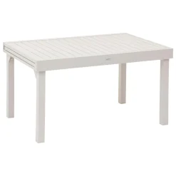 TABLE PIAZZA EXTENSIBLE ALUMINIUM ARGILE 10 PLACES