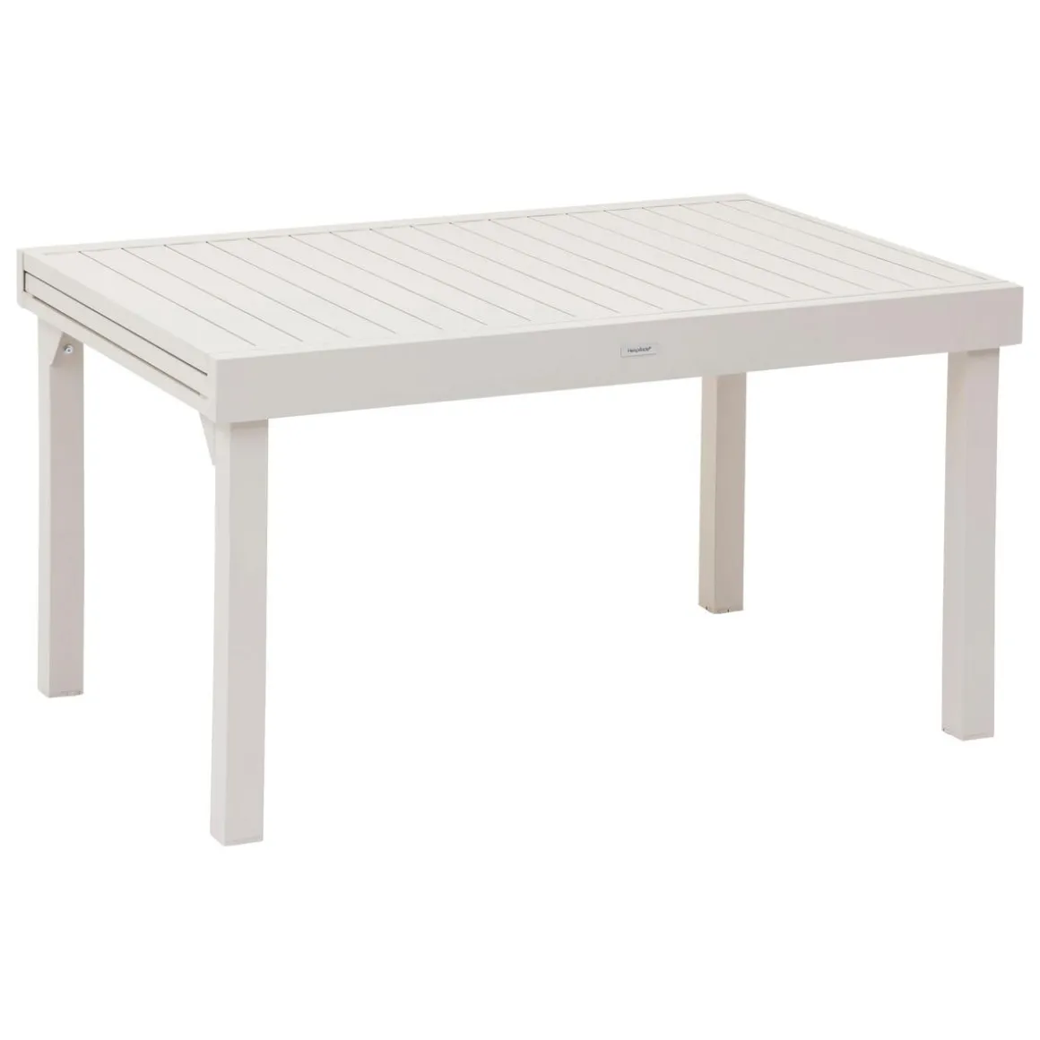 TABLE PIAZZA EXTENSIBLE ALUMINIUM ARGILE 10 PLACES