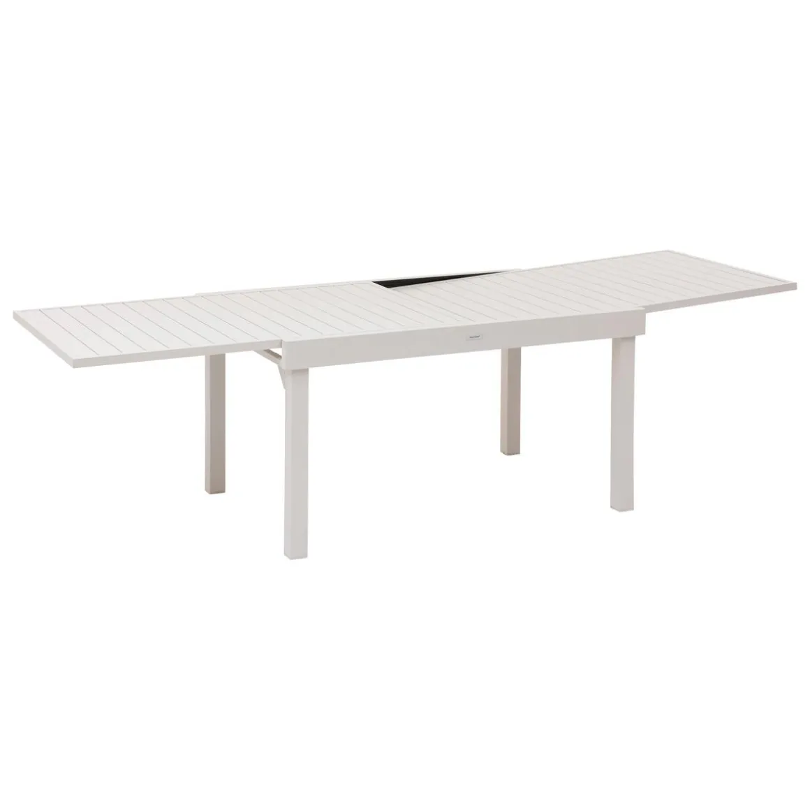 TABLE PIAZZA EXTENSIBLE ALUMINIUM ARGILE 10 PLACES