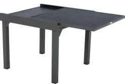 TABLE PIAZZA EXTENSIBLE ALUMINIUM GRAPHITE 8 PLACES