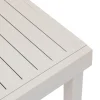 TABLE PIAZZA EXTENSIBLE ALUMINIUM ARGILE 12 PLACES
