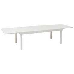 TABLE PIAZZA EXTENSIBLE ALUMINIUM ARGILE 12 PLACES
