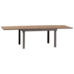 TABLE PIAZZA EXTENSIBLE ALUMINIUM HOUBLON 10 PLACES