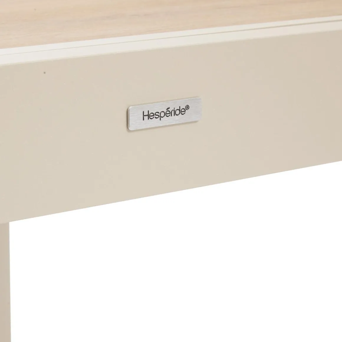TABLE PIAZZA EXTENSIBLE VERRE IMPRIME ARGILE 8 PLACES