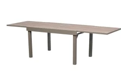 TABLE PIAZZA EXTENSIBLE VERRE IMPRIME CAFE 10 PLACES