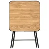 TABLE PLIANTE METAL MELAMINE D.60X60CM