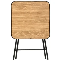 TABLE PLIANTE METAL MELAMINE D.60X60CM