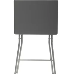 TABLE PLIANTE 48X38CM GRIS H.64CM