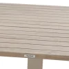 TABLE RELEVABLE CARRE SALIMIA GRAPHITE HONEY