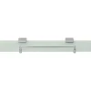TABLETTE VERRE GIVRE A FIXER 52 CM ZAMACK ACIER INOXYDABLE V