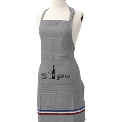 TABLIER DE CUISINE FRANCE 65X80CM GRIS