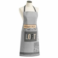 TABLIER 60X84CM COTONLOFT URBAIN GRIS