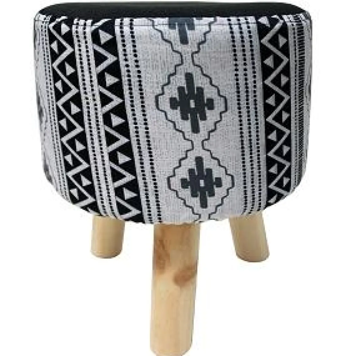 TABOURET 32 CMXHT 36 CM FILS COUPES IMPRIME INCA