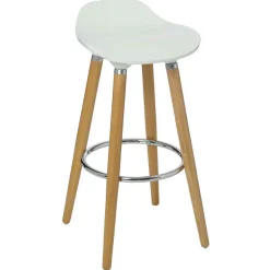 TABOURET DE BAR BLANC FILEL