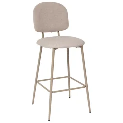 TABOURET DE  BAR KAMILI BEIGE