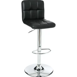 TABOURET DE BAR NOIR DELEK