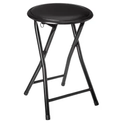 TABOURET PLIANT BASIC NOIR