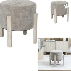 TABOURET PM EMILIA TAUPE