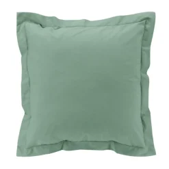 TAIE OREILLER 63X63CM PERCALE UNI 78 FILS TILLEUL