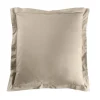 TAIE OREILLER 63X63CM UNI 57 FILS LINA SABLE