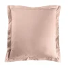 TAIE OREILLER 63X63CM UNI 57 FILS LINA ROSE
