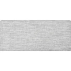 TAPIS ANDY 50X120CM VINYLE ASPECT CHINE GRIS CLAIR