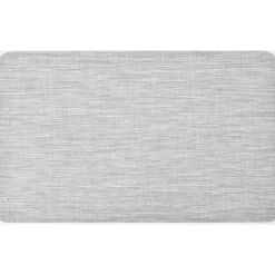 TAPIS ANDY 50X80CM VINYLE ASPECT CHINE GRIS CLAIR
