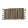 TAPIS ARTHUR 45X90CM NATUREL NOIR
