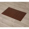 TAPIS BAMBOU ANTI DERAPANT 50X80CM MARRON MAT