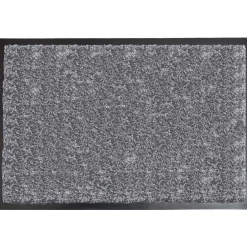 TAPIS BAPTISTE 80X120CM POLYAMIDE PVC BLEU GRIS CHINE