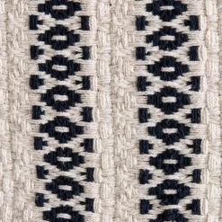 TAPIS BEIGE MOTIFS BLEU 120X170CM