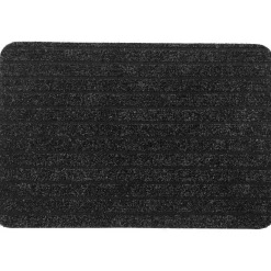 TAPIS CHLOE 40X60CM POLYPRO LATEX GRIS NOIR