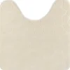 TAPIS CONTOUR WC MEMOIRE DE FORME GALET 45X50CM NATUREL
