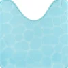 TAPIS CONTOUR WC MEMOIRE DE FORME GALET 45X50CM VERT D EAU