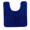 TAPIS CONTOUR WC 45X50CM DESSOUS LATEX BLEU MARINE