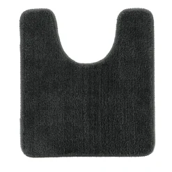 TAPIS CONTOUR WC 45X50CM DESSOUS LATEX GRIS FONCE