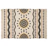TAPIS COTON IMPRIME TRIBAL 120X170CM