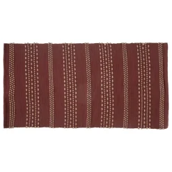 TAPIS COTON JUTE BOTA TERRACOTTA 70X140CM