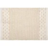 TAPIS COTON SABLE CUIVRE 60X90CM