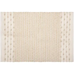 TAPIS COTON SABLE CUIVRE 60X90CM