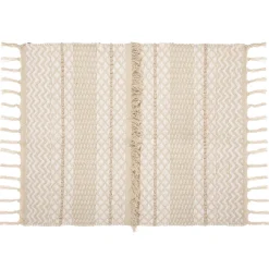 TAPIS COTON SABLE CUIVRE 60X90CM
