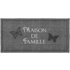 TAPIS DECO RECTANGLE 57X115 CM IMPRIME FAMILIA