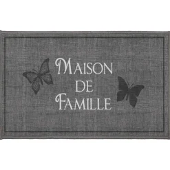 TAPIS DECO RECTANGLE 50X80 CM IMPRIME FAMILIA