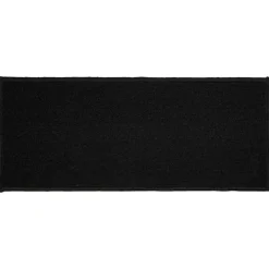 TAPIS DECO RECTANGLE 50X120 CM UNI PRIMOBIS NOIR