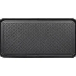 TAPIS EGOUTTOIR A CHAUSSURES 38X76CM POLYETHYLENE NOIR