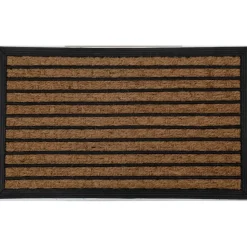 TAPIS ELOI 45X75CM COCO TRESSE CAOUTCHOUC TRAITS