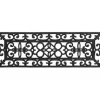 TAPIS ELSA 25X75CM CAOUTCHOUC NOIR
